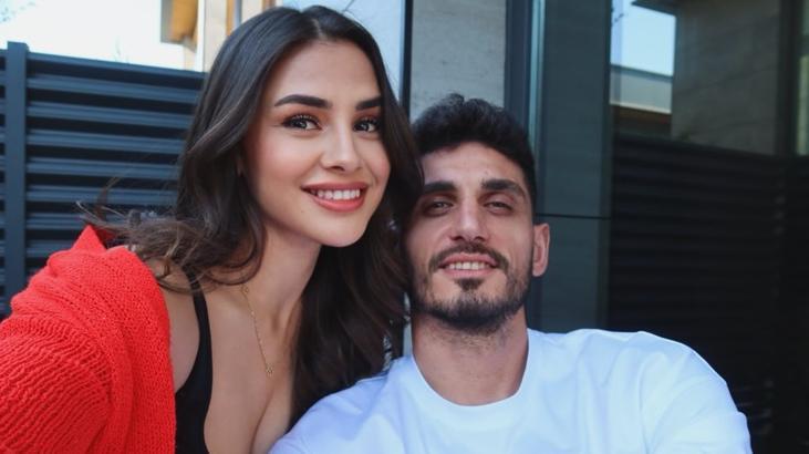 Hazal Çağlar ve Samet Akaydın çiftinden aşk dolu poz