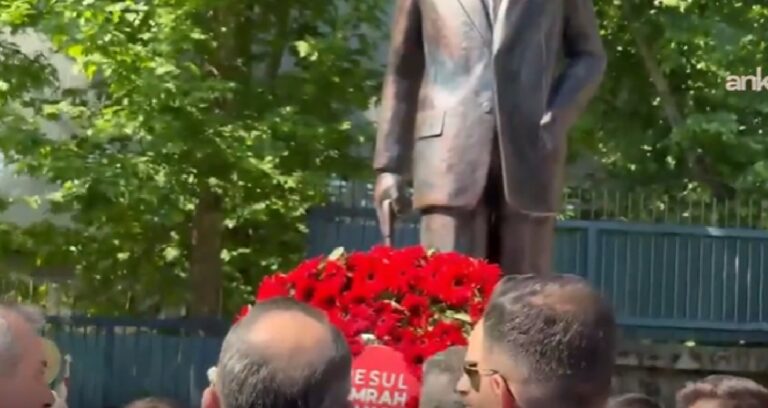 Şişli’de gerginlik: Resul Emrah Şahan’ın çelengine müdahale edildi