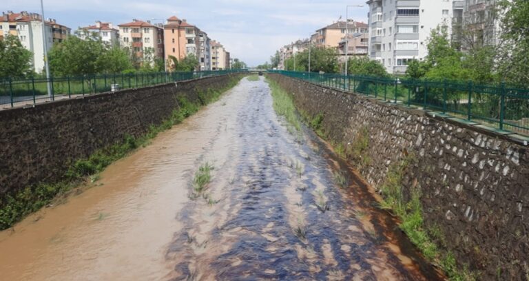 Kastamonu’da dereye kimyasal atık karıştı