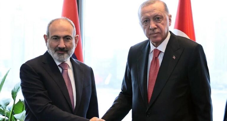 Cumhurbaşkanı Erdoğan, Ermenistan Başbakanı Paşinyan ile görüştü