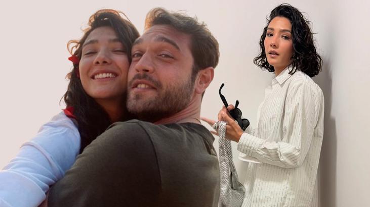 Ünlü çiftten romantik poz! Aybüke Pusat ve Furkan Andıç aşkı tam gaz devam ediyor