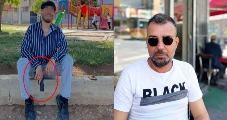Parktaki cinayetin katili akın öncesi silahlı fotoğraf paylaşmış!