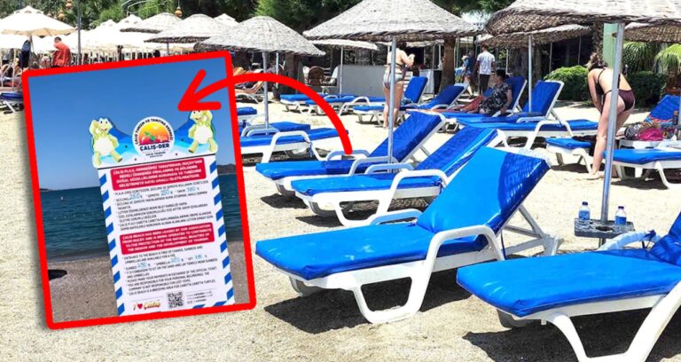 Türkiye’de skandal uygulama: Denize girmek hür, kuma oturmak yasak