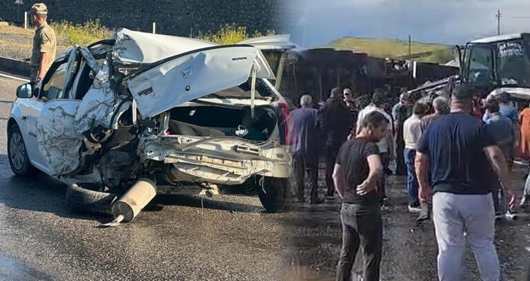 Ağrı’da peş peşe trafik kazaları: meyyit ve yaralılar var