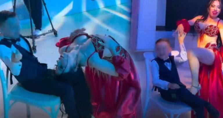 Anne baba çocuğunun önünde dansöz oynattı: Sosyal medyada tartışma yaratan manzaralar