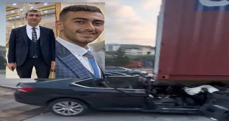 Araba, TIR’ın altına girdi, baba ve oğlu öldü