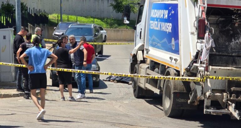 Bursa’da korkunç olay! Çöp kamyonunun altında kalarak can verdi