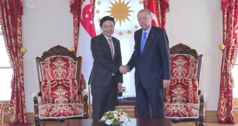 Cumhurbaşkanı Erdoğan, Singapur Başbakanı Wong ile görüştü