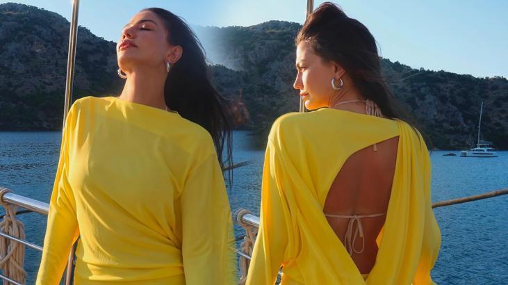 Demet Özdemir güzelliğiyle büyüledi! Tatil pozlarına beğeni yağdı