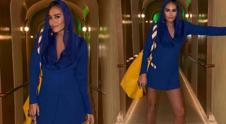 Eda Taşpınar’dan olay kombin! Sabah koşusuna bikini ve çorapla çıktı