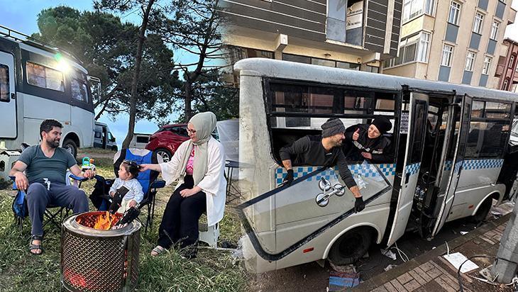Hatlı minibüsü 100 bin liraya yuvaya dönüştürdüler! ‘Çöp kutusuna benzetenler bile oldu’