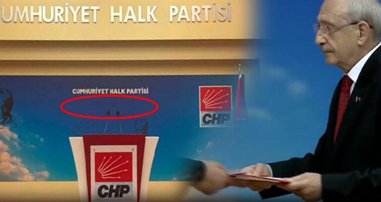 Kılıçdaroğlu’nun konuştuğu salonda dikkat çeken değişiklik