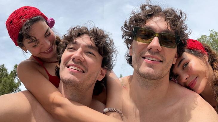 Mutlulukları gözlerinden okundu! Ebru Şahin ve Cedi Osman çiftinden aşk dolu poz
