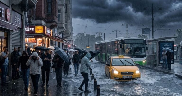 10 derece birden düşecek, 81 kenti dolu ve sağanak vuracak: Bugün İstanbul’dan giriyor!