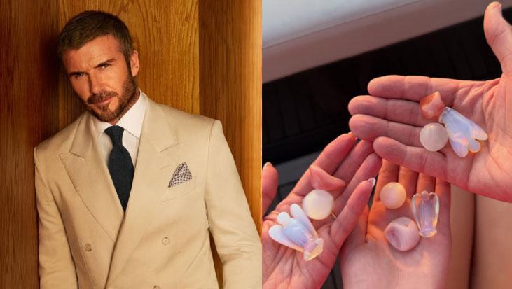 David Beckham’dan gün doğumunda manifest! Elindeki taşlar merak uyandırdı