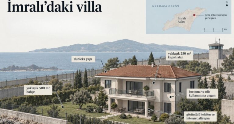 Şehide harabe Öcalan’a villa