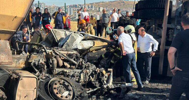 Korkunç kazada 2 emekçi öldü! Mansur Yavaş’tan açıklama geldi