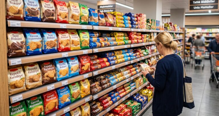 Marketlerde yeni devir: Bisküviler artık bu türlü satılacak