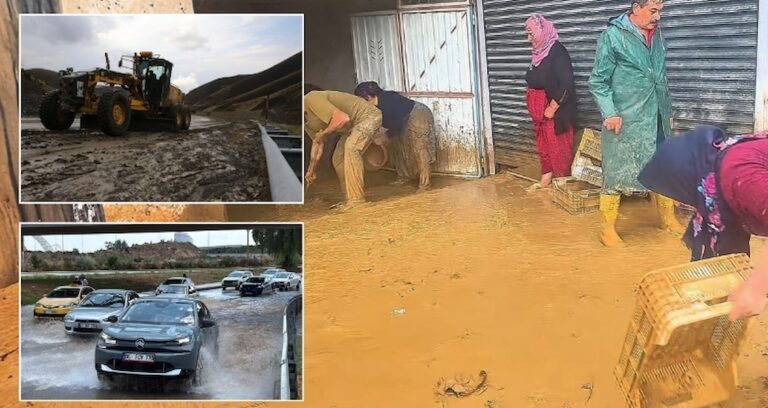 Sağanak 5 ili vurdu: Konutlar su altında, yollar göle döndü