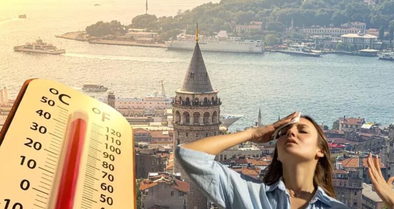 İstanbul için sıcak hava alarmı!