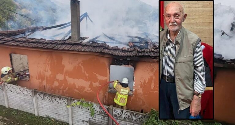 90 yaşında konutunda çıkan yangında öldü
