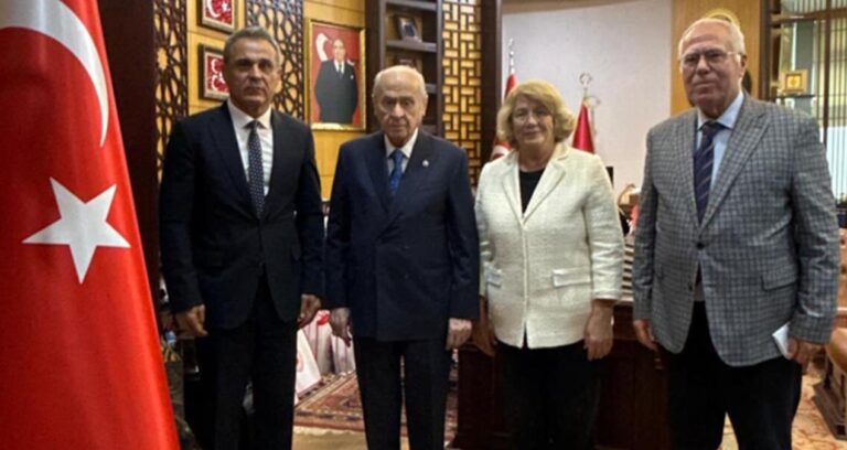Bahçeli, Alevi Vakıfları Federasyonu heyetiyle görüştü