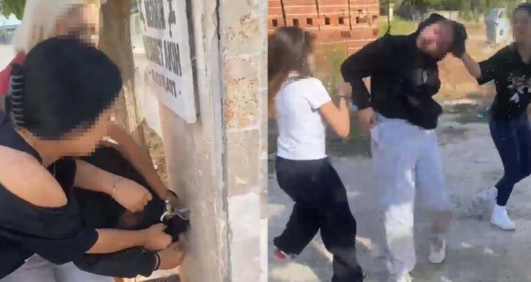 Öce ıslattılar sonra dövdüler! Liseli kızların yaptıkları ‘pes’ dedirtti