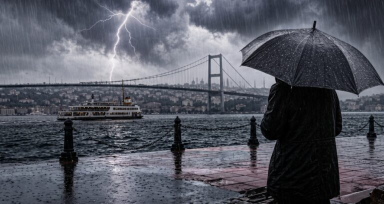 Meteoroloji saat vererek uyardı! İstanbul’da sağanak tekrar kuvvetlenecek