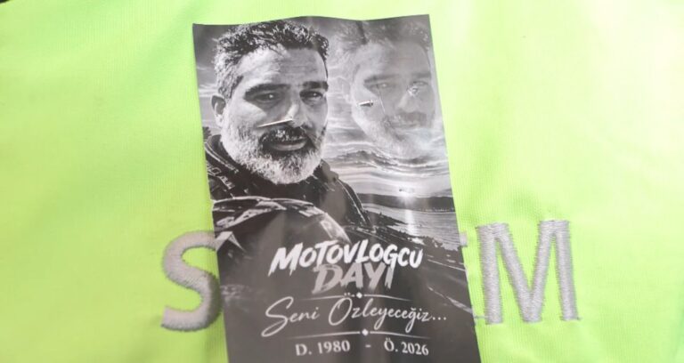Motosiklet topluluğunu yasa boğan acı veda: ‘Motovlogcu Dayı’ son seyahatine uğurlandı!