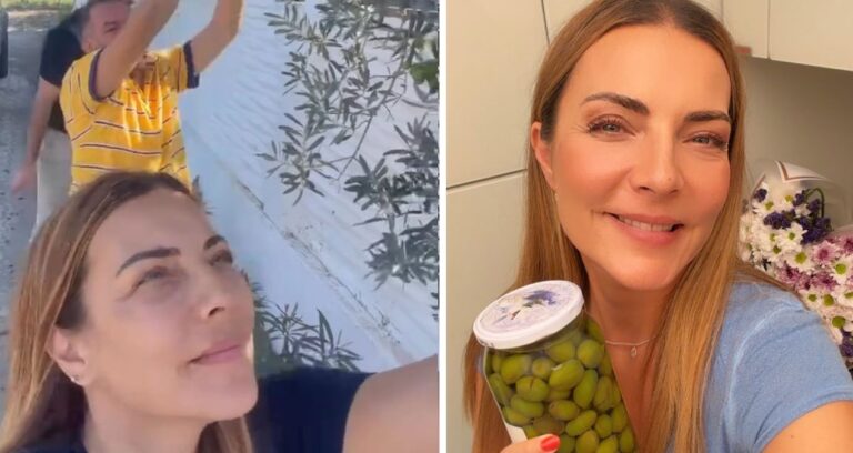 İstanbul’a ara verdi, köyüne koştu: Burcu Kara kavanoz kavanoz kırma zeytin yapıyor